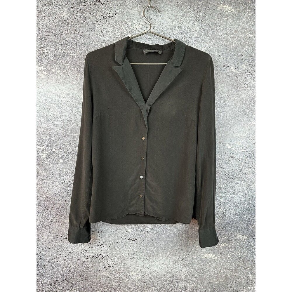 ZADIG & VOLTAIRE WOMEN’S SILK BLACK SHIRT BLOUSE SIZE S-